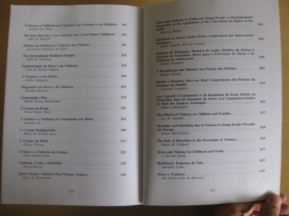 Stress e Violência na Criança e no Jovem