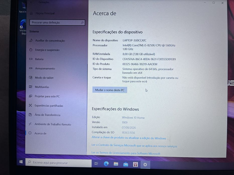 Computador Portátil  Asus Usado 1TB
