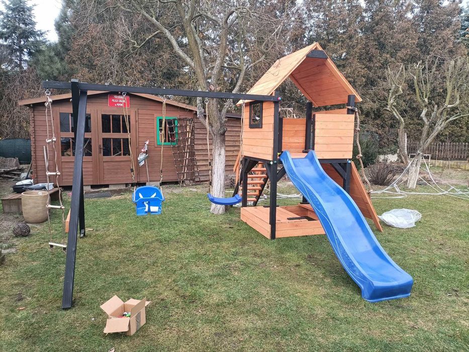 %RATY% Zapisy na 2026r.  D1 Plac zabaw domek dla dzieci MONTAŻ GRATIS