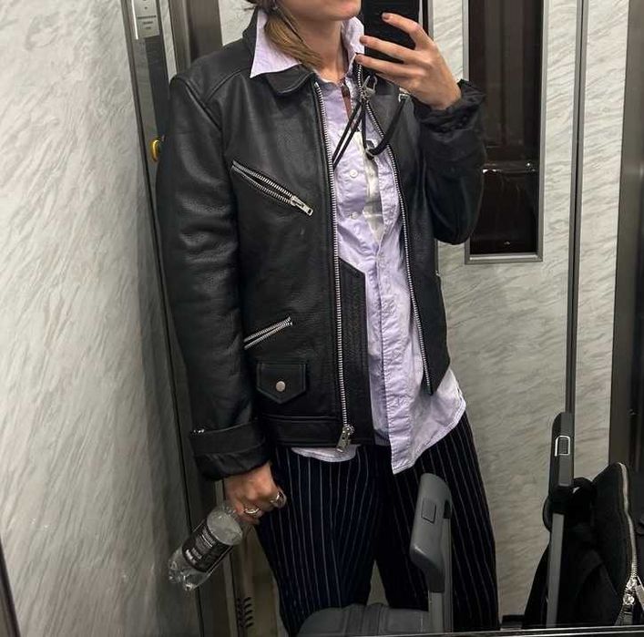 Шкіряна куртка, TOPMAN, розмір М