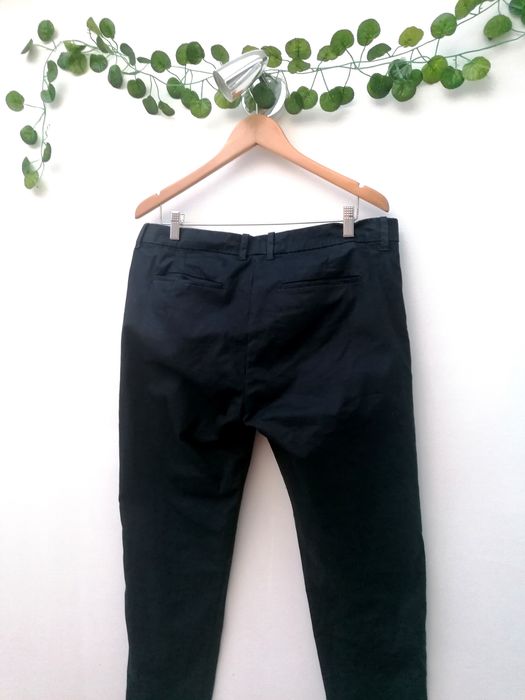 Calças Formais Azuis Marinho de Homem