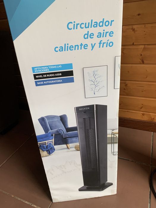 Coluna de ar quente e frio