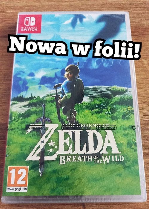 Zelda Breath of The Wild Nintendo Switch/Nowa! Kartridż! s. Chorzów