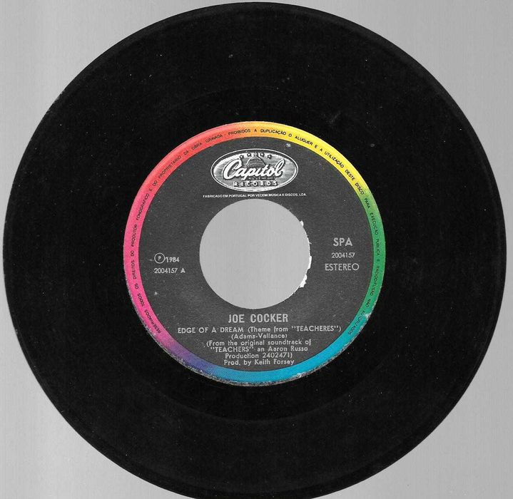 Joe Cocker - - - - - Edge of a Dream - - - - - Single