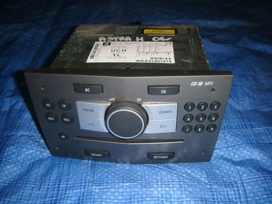 opel astra h  radio cd fabryczne