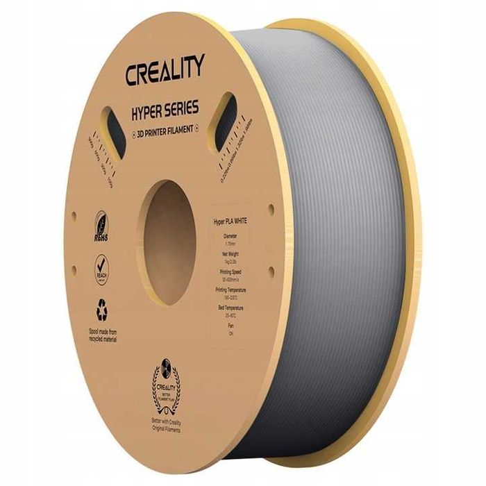 Пластик філамент 3D принтера Creality Hyper PLA 1кг, 1.75мм, сірий