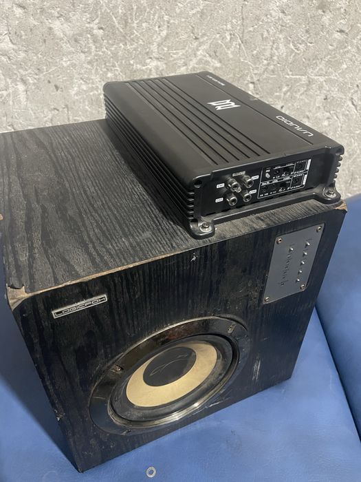 4-канальний підсилювач DL Audio Malva MVA-80.4 + сабвуфер Logicfox
