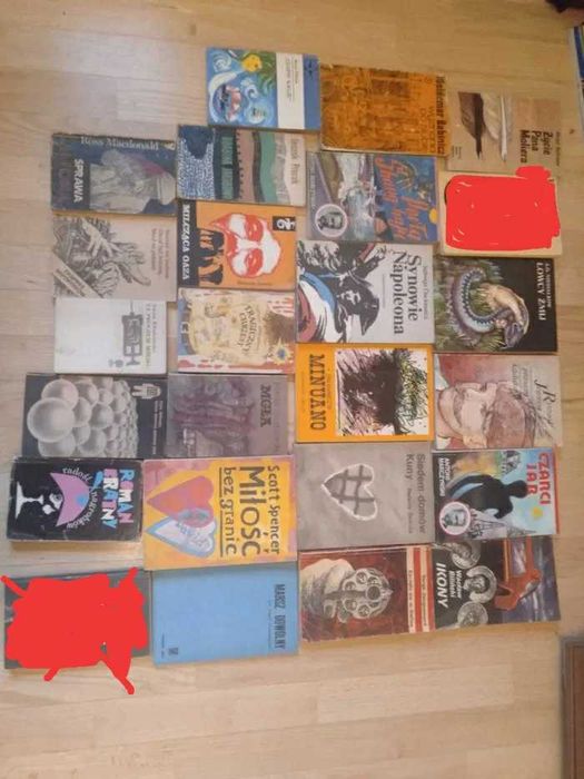 Książki różne. Powieści. Wydane od 1973 do 1990.  23 szt.
