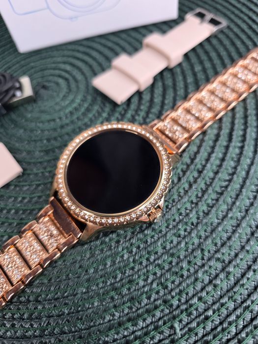 Złoty Smartwatch Damski LIGE 8gen Połączenia Bluetooth 2 paski NOWY