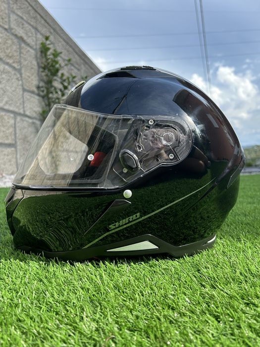 Capacete preto tamanho S