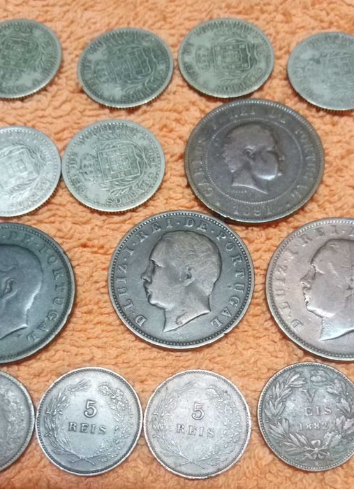Moedas de reis antigas