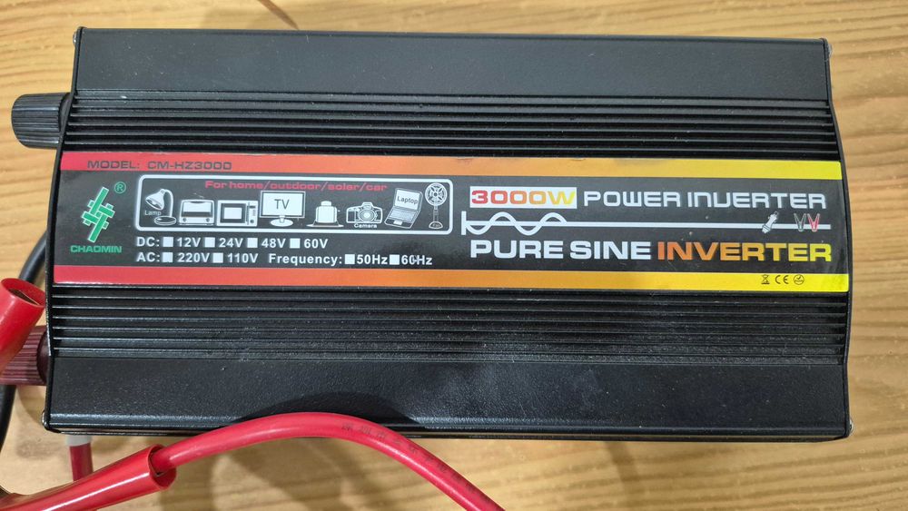 Инвертор 3000W  в отличном состоянии. Інвертор перетворювач напруги