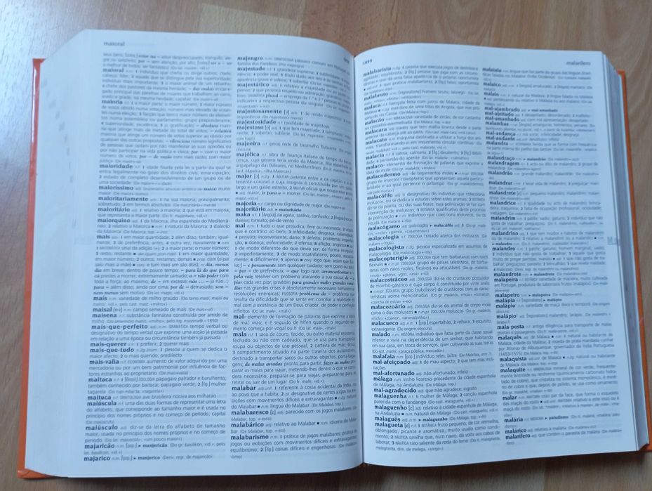 2 dicionários de Língua Portuguesa