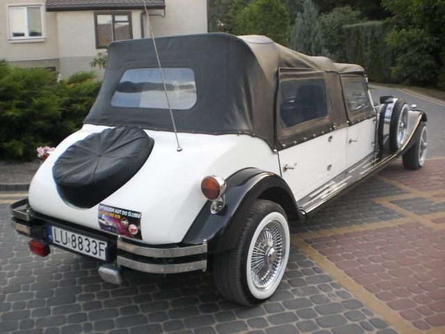 samochód auto limuzyna cabrio do ślubu