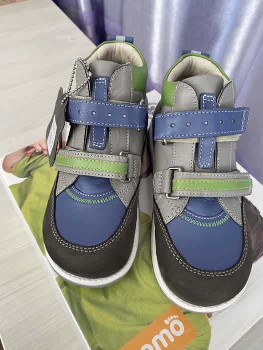 Кожаные ботиночки (кроссовки) Memo Polo Junior 28р.