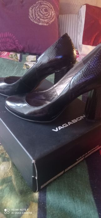 Туфли женские черный лак Egle, 37