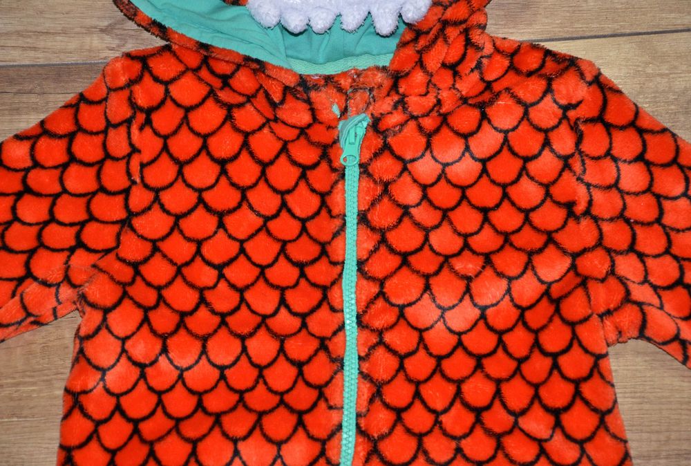 Кігурумі, комбінезон, ромпер теплий Дракон р-р 98-110 см, 3-5 років