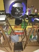 Volante e pedais PS3,entrada USB