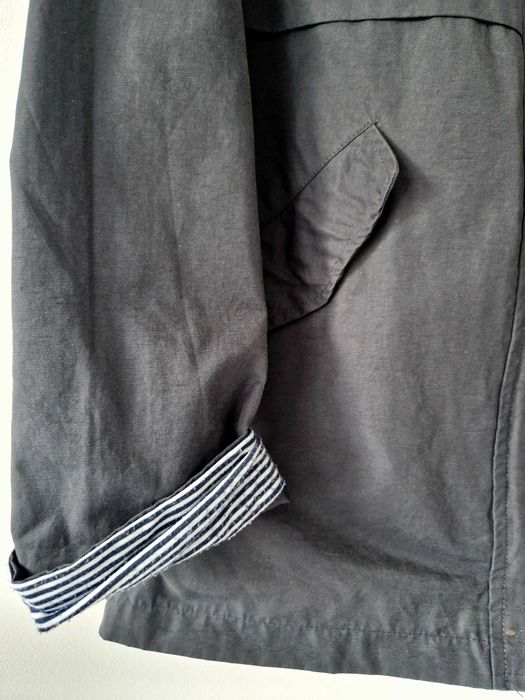 Cross Jeans S - Płaszcz damski/granatowy przeciwdeszczowy