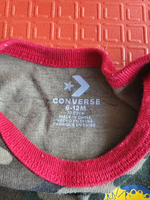 Body z krótkim rękawem Converse 70-80 cm