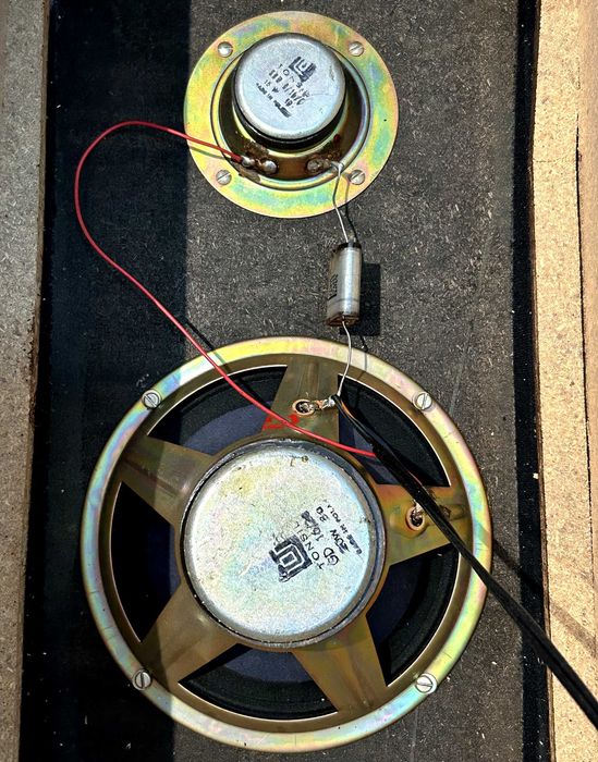 Kolumny Głośniki Unitra Diora TONSIL 2x 20W KLEOPATRA Meluzyna Antyk