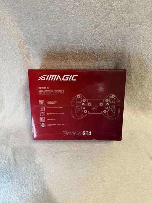 Топовый Игровой Штурвал Simagic GT4. Карбон лепестки+ргб+беспроводной