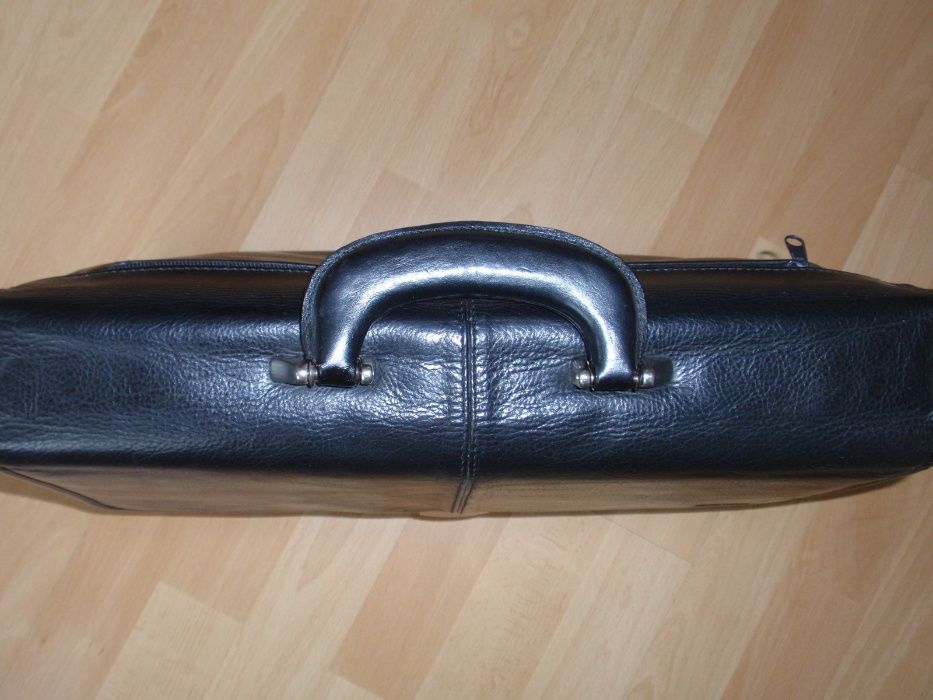 Męska teczka skóra aktówka skórzana kluczyk