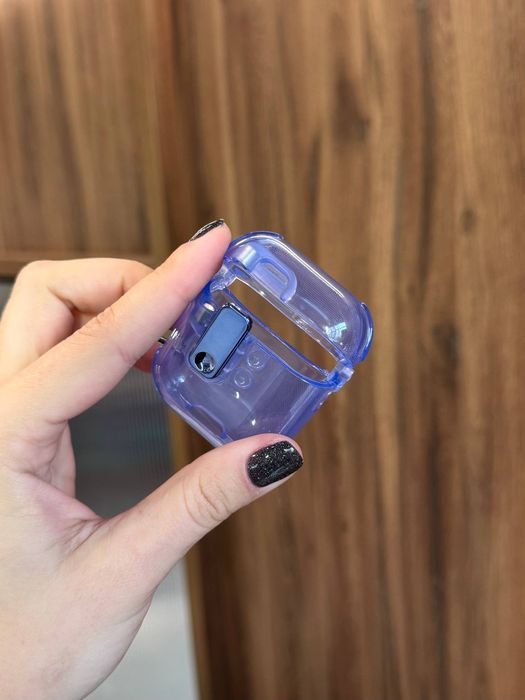 Чохол AirPods 1 2 3 4 Pro чехол прозорий з карабінами аірподс аирподс