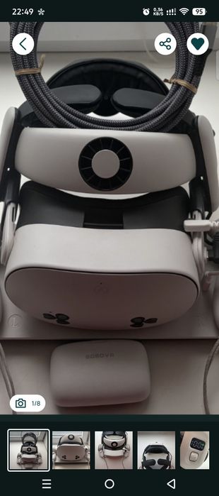 Meta Quest 3S 128 ГБ + Преміум ремінь BOBOVR S3 Pro з кондиціонером