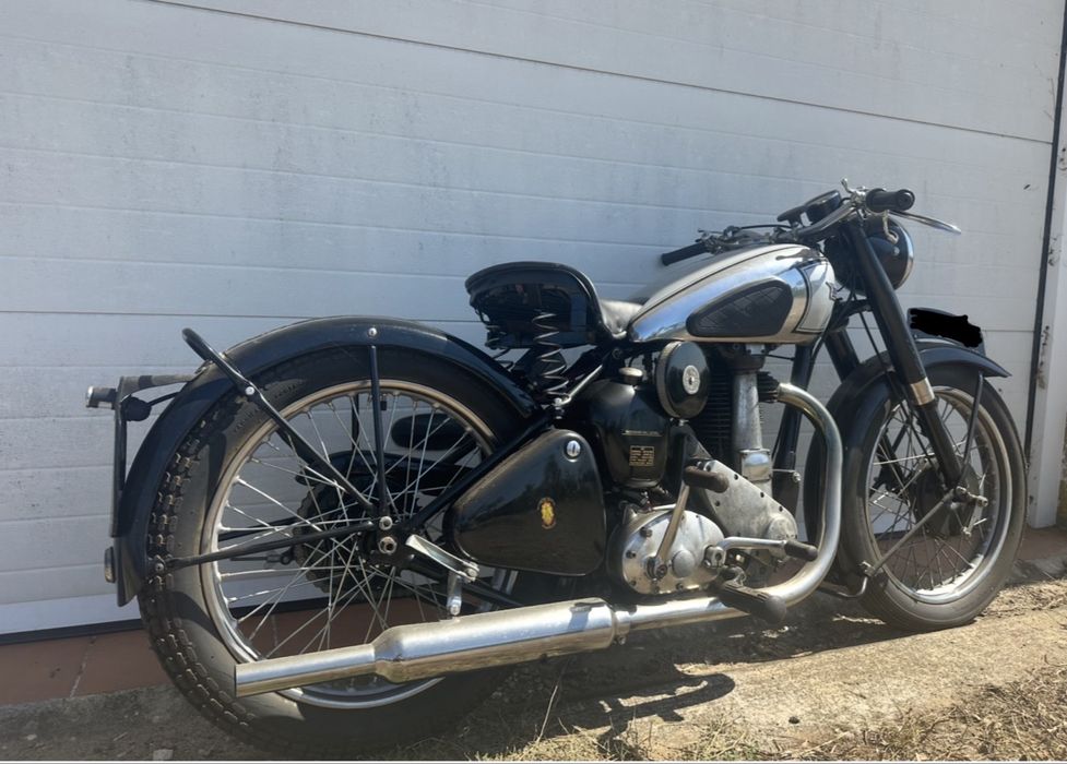 BSA B33 500 1948 Restaurada