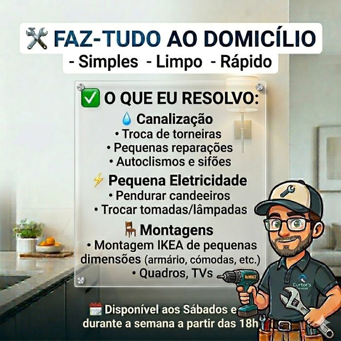 Faz tudo | Arranjos rápidos ao domicílio