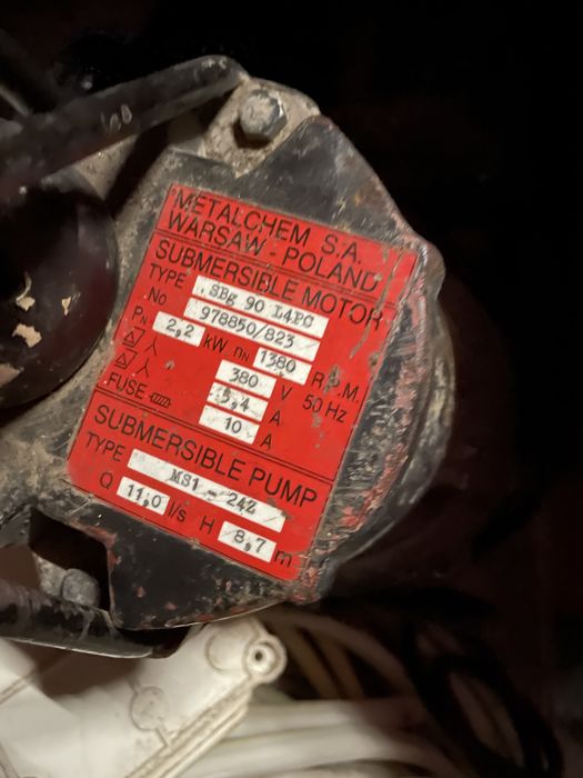 Pompa do wypompowywania wody Metalchem