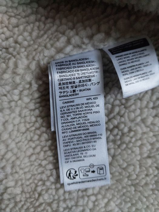 NOWY Bezrękawnik Trucker Sherpa Levi's Premium Quality