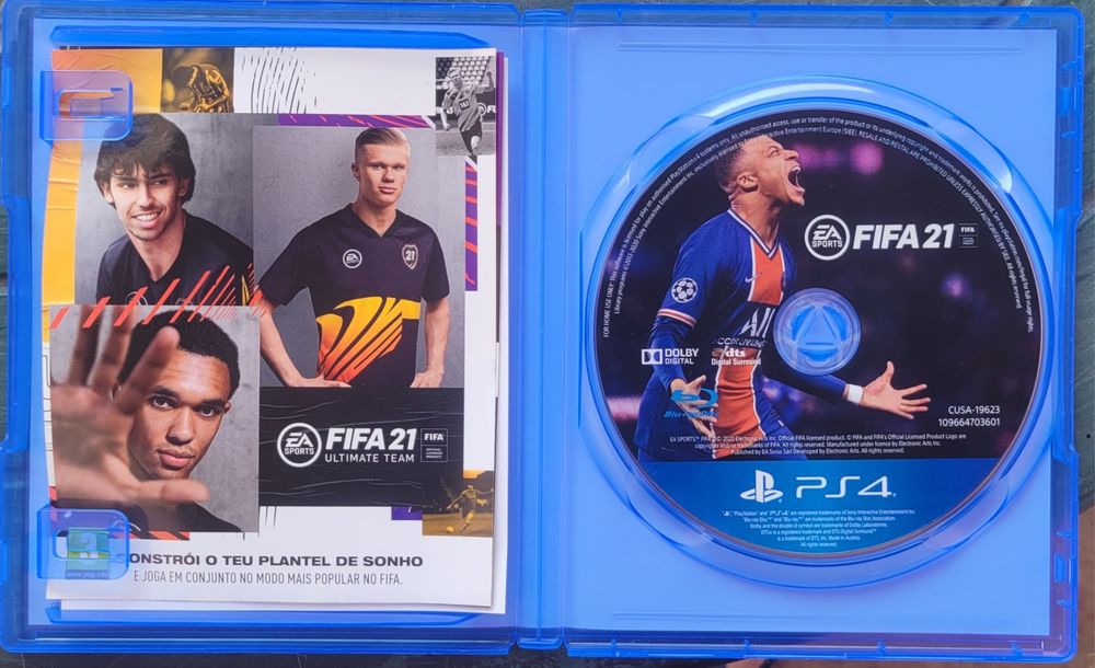 Lote 4 Jogos Futebol PS5 / PS4 (EA Sports FC 25, FC 24, FIFA 23, 22, 21) – Como Novos