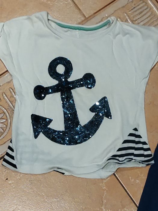 Zestaw marynarski spodnium,kombinezon H&M 116