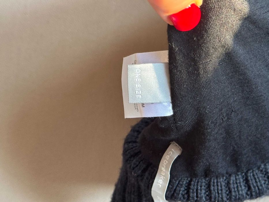 icebreaker czapka wełniana 100% wool merino naturalna 100% wełna