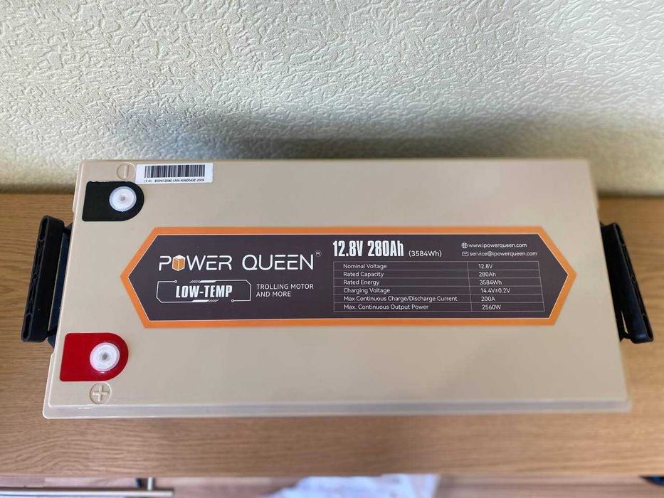 Акумулятор Power Queen 12.8V 280Ah 3584 Wh BMS 200A