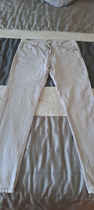 Calça sarja em rosa