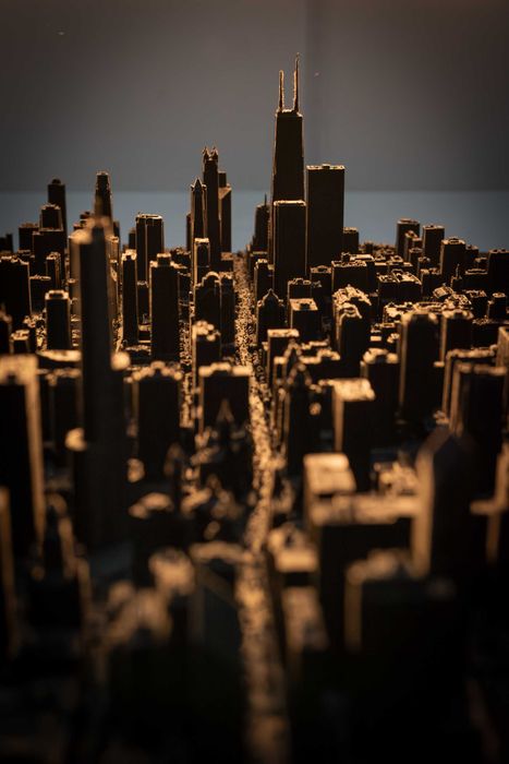 Unikatowy i stylowy obraz 3D Chicago – nowoczesna dekoracja ścienna