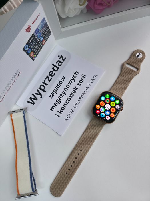 Smartwatch Pro Max Gen 5 – AMOLED 2,02”, rozmowy Bluetooth, nowy