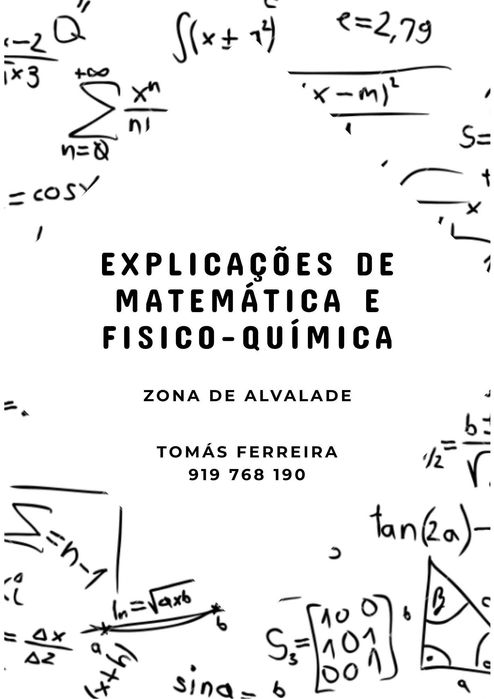 Explicações Matemática/Fisico-Química