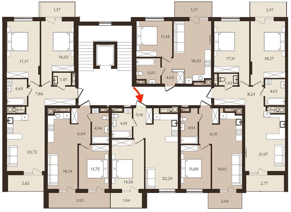 Продаж 1-кімнатної квартири 46м² ЖК Infinity Park по вул. Зелена 115Б
