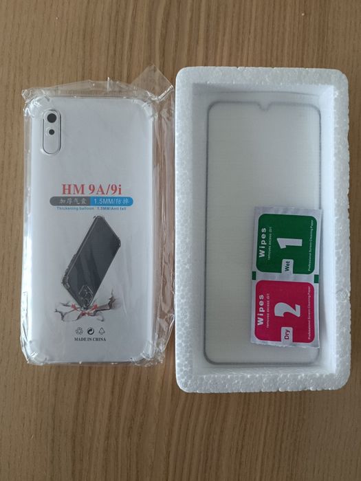 Capa + Película temperada Xiaomi Redmi 9a