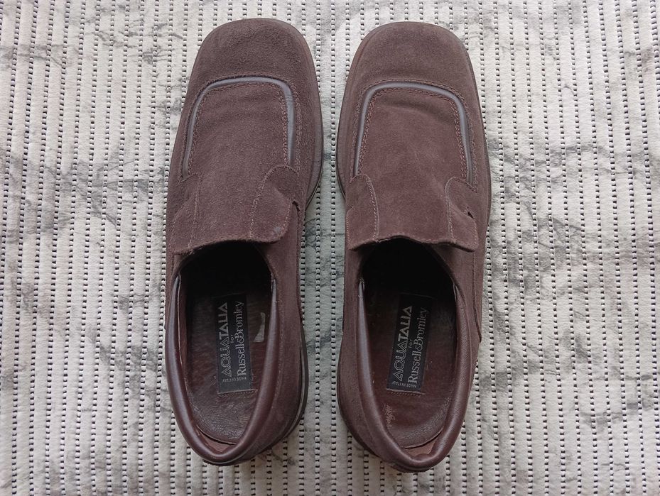 Туфли мужские замшевые. Размер- 43 (EUR-44), Италия.