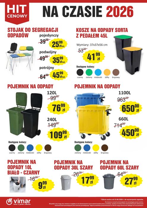 Pojemniki na odpady, kosze na śmieci, kubły, kontener, stojaki do segregacji