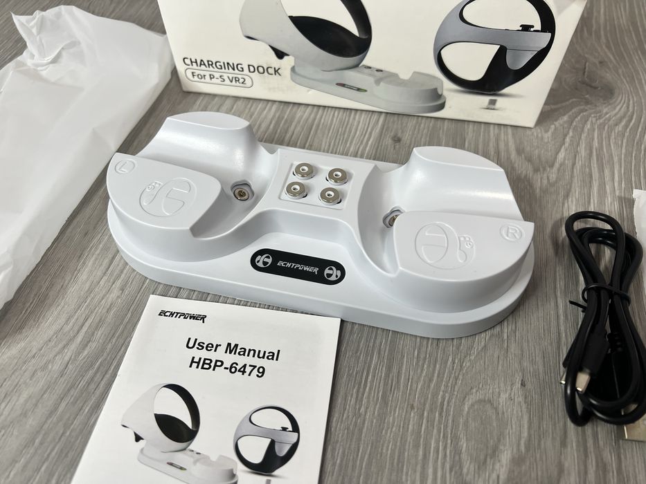 Зарядна станція / Charging Dock для PS VR2 Sense Controller ECHTPOWER