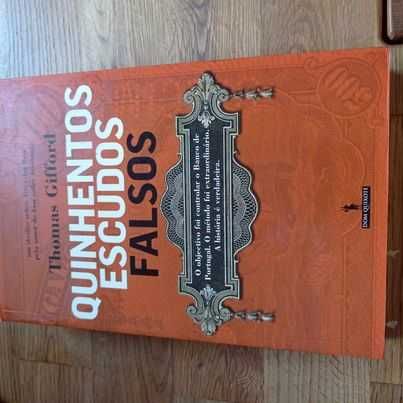 vendo livro quinhentos escudos falsos