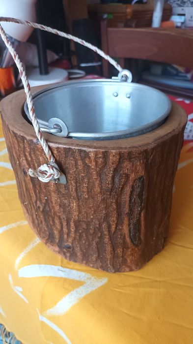 Vaso muito bonito para plantas ou balde para gelo, novo, sem etiquetaa