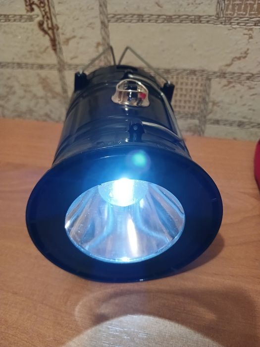 Led Фонарь с солнечной подзарядкой XF5800T аккумулятор