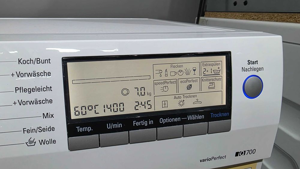 Pralko-Suszarka Siemens IQ700 7/4kg 1400obr, silnik inwerterowy, LED